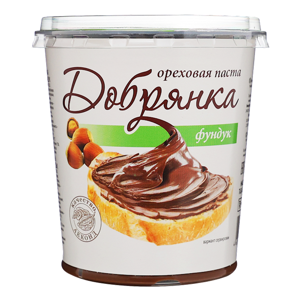Spread Choco Dobryanka – Hazelnuts – 340 gr